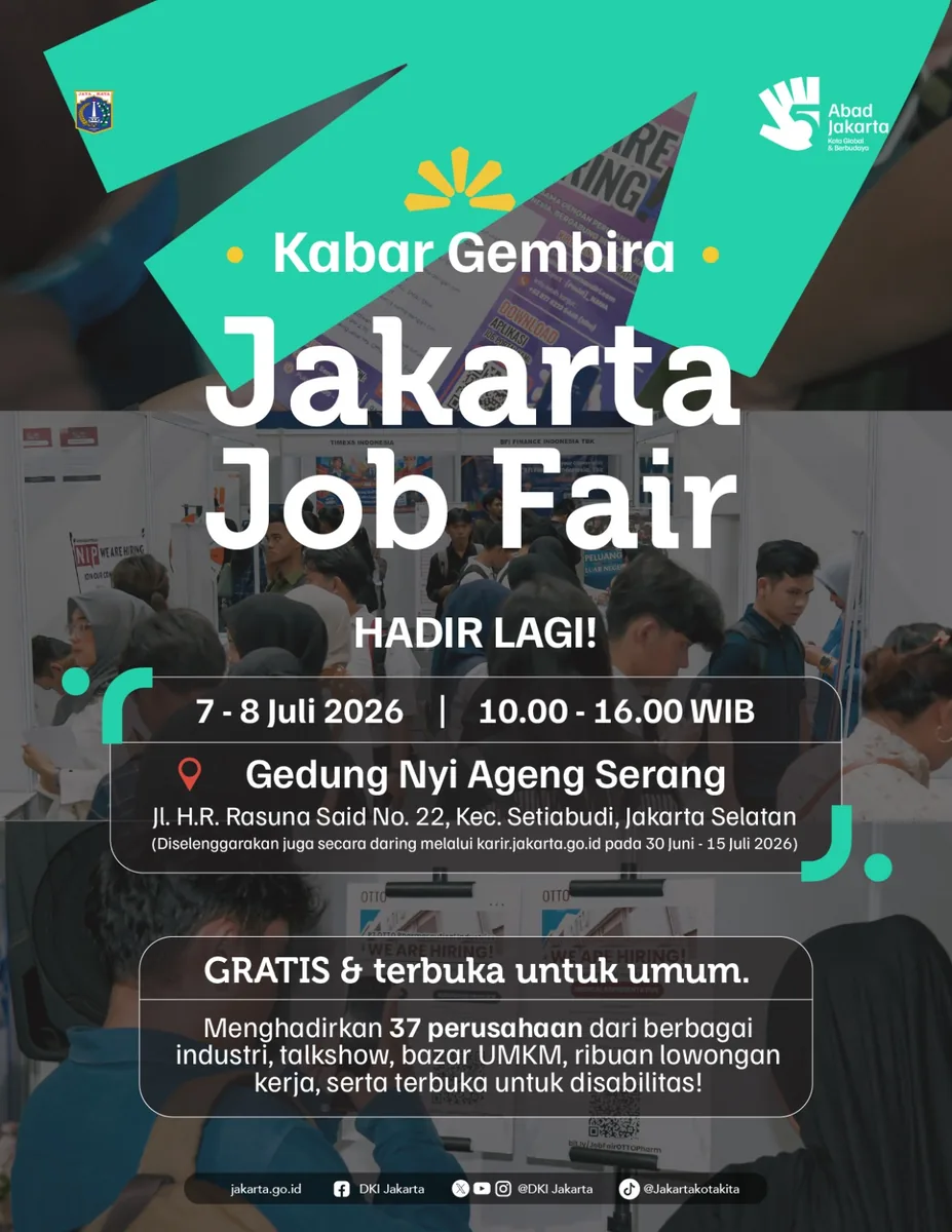 Job Fair Kabupaten Probolinggo 2026 (Suku Dinas TKTE Wilayah Kabupaten Probolinggo Barat) : 7-8 Juli 2026